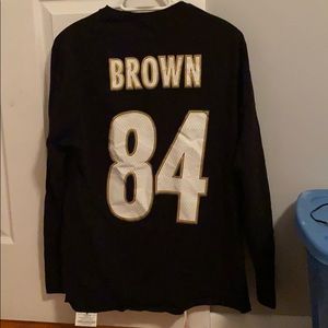 Antonio Brown Pittsburgh Steelers long sleeve T M